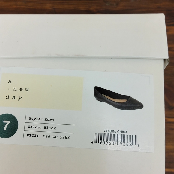 Women's "Kora" A.New Day Pointed Toe Ballet Flats - Picture 6 of 6